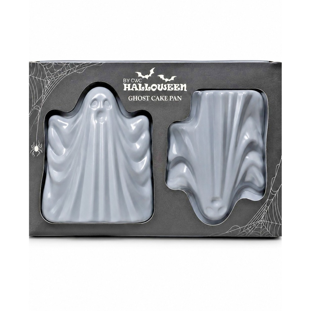 CWC Halloween 3D Ghost Cake Pan Mold 2 Piece Standing Baking Pan HWFBP3BO New